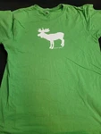 American Apparel Green Moose Shirt Man's Large. Fixed Price $5.94.