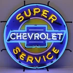 Neonetics 5CHEVYB Chevrolet Super Service 24 Inches Sign. Fixed Price $419.99.