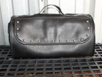 Motorcycle Rear Travel Case Studded Black River Road Part# 10-8938. Fixed Price $19.95.