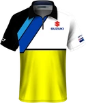 Factory Effex Team Pit Shirts White/yellow For Suzuki 23-85402. Fixed Price $67.99.