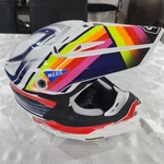 Shoei Vfx-evo Pinnacle Mx Off Road Helmet Red Dark Blue White Small. Fixed Price $426.91.