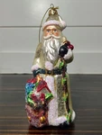 Summit Blown Glass Santa Holiday Christmas Ornament Bag Of Toys. Fixed Price $15.00.