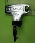 Honda Recessed Ignition Key W/ Plug CB750 K0 Sandcast P/n Nos. Fixed Price $27.00.