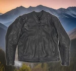 Tourmaster Coaster Air Armored Leather Motorcycle Riding Jacket Mens Large 44. Fixed Price $89.99.
