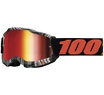 100 Percent Motocross Goggle Accuri 2 Geospace With Red Mirror Lens. Fixed Price $35.00.