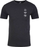 Fly Racing Fits Atom Tee Black Medium - Combed Cotton/polyester Crew Neck. Fixed Price $39.70.