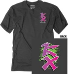 Factory Effex Kawasaki Retro Kx Short Sleeve Shirt Heather Charcoal. Fixed Price $30.68.