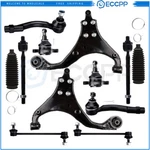 12X Fits 2005-2010 Kia Sportage Front Lower Control Arm Ball Joint Sway Bar Link. Fixed Price $95.28.