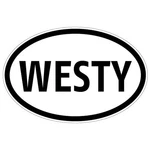 1950-1979 Vw Bus Air Cooled Westy Oval 7X4 Vinyl Bumper Sticker. Fixed Price $15.95.