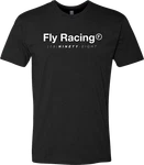 Fly Racing 354-0313M Trademark Tee Black Fits Men's Medium. Fixed Price $39.70.