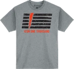 Icon Invasion Stripe* T-shirt Gray Large 3030-23480. Fixed Price $25.00.