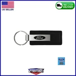 Au-tomotive Gold Ford Black Leather Keychain. Fixed Price $17.95.
