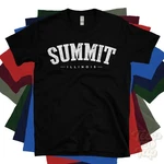 Summit Illinois T-shirt Cook Usa Retro Varsity College Style Hometown Gift Idea. Fixed Price $21.50.