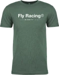 Fly Racing 354-03152X Trademark Tee Forest Green Heather. Fixed Price $39.70.