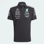 Mercedes Amg Petronas F1 2026 Men's Team Polo Shirt Black. Fixed Price $110.00.