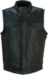 New Z1R Vindicator Conceal Carry Premium Leather Motorcycle Vest Black 2830-0468. Fixed Price $105.00.