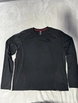 Nwt Mens Ski-doo Black Solid Print Size Medium Long Sleeve Performance T-shirt. Fixed Price $15.00.