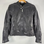Cortech Lnx Women's SM/8 Motorcycle Armored Leather Jacket Black Full Zip Biker. Fixed Price $56.99.