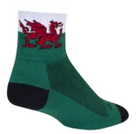 Socks - Sockguy Welsh Dragon Green L/xl 3" Classic Cycling/running New. Fixed Price $13.95.