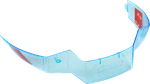 Icon Airflite Helmet Rear Spoiler Dayglo Blue 01331547 Replacement Part. Fixed Price $25.00.