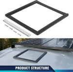 Black High&mid Roof Vent Adapter Compatible With Ford Transit 14" X Opening. Fixed Price $44.64.