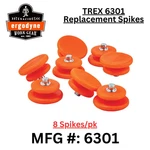 2 Ergodyne Trex 6301 Ice Cleat Replacement Spikes (8 / Pack) Orange. Fixed Price $14.99.