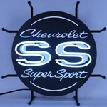 Chevrolet Ss Super Sport Junior Car Garage Banner Neon Sign 17" By. Fixed Price $249.99.