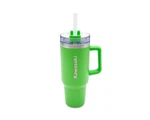 Kawasaki 40OZ Twist Closure Straw Lid Tumbler Green K064-9053-GNNS. Fixed Price $36.95.