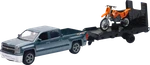 New Ray Toys For Chevrolet Silverado Pick Up W/ Dirt Bike - 1:43 Scale. Fixed Price $27.69.