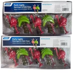 Camco Rv Party Lights Flamingos Palms 8 Feet Strand Camping Beach Pool 2 Boxes. Fixed Price $34.99.