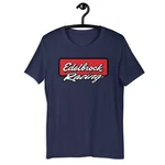 Edelbrock Racing-inspired Shock Logo & Women T-shirt S-5XL. Fixed Price $27.99.