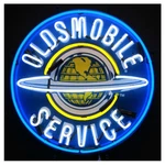 Neonetics 5OLDBK Oldsmobile Service Sign With Backing. Fixed Price $482.99.