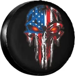 American Flag Skull Patriotic Spare Tire Cover,universal Wheel For. Fixed Price $29.86.