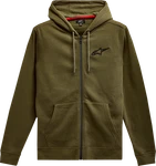 Alpinestars 1212536006910L Ageless Zip Hoodie Large Military/black. Fixed Price $74.95.