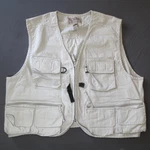 Vtg L.l. Bean Fly Fishing Vest Xl Reg Outdoor Sports Gear Apparel Khaki Beige Ri. Fixed Price $28.00.