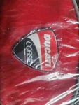 Ducati Corse Dark Rider Full Size Duffel Barrel Sport Bag Black Red. Fixed Price $140.00.