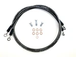 American Star Stainless Steel Dual Front Brake Lines: Kawasaki KFX700 +2 In.*. Fixed Price $69.95.