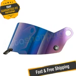Stilo YA0805 Iridium Blue Medium ST5 Helmet Replacement Shield. Fixed Price $204.95.