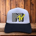 Mtv Checkers Mens Trucker Hat Black Snapback 90S Retro Skate Punk Ball Cap. Fixed Price $19.99.