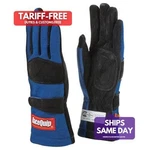 Racequip 355023RQP, Pack Blue Gloves Double Layer Medium Sfi Performance. Fixed Price $112.36.