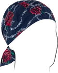 Zan Headgear Z604 Flydanna Cotton Headwrap Barbed Wire Roses. Fixed Price $9.98.