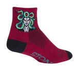 Socks - Sockguy Stoned Medusa Red S/m 3" Classic Cycling/running New. Fixed Price $13.95.