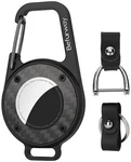 Airtag Keychain Holder, Lockable Aluminum Carbon Fiber Heavy Duty Protective .... Fixed Price $40.51.