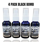 Scent 100% Oil Based Concentrated Air Freshener Spray, Black Bomb, 4 Pack. Fixed Price $15.25.