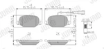 Jurid 573396J Brake Pad Set, Disc For Alfa Romeo, Fiat. Fixed Price $70.46.