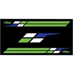 Factory Effex Door Mats Kawasaki Black/green Motorcycle Dirt Bike 22-45120. Fixed Price $42.13.