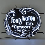 Ford Motor Company 1903 Heritage Emblem Neon Sign Car Gameroon Light Mancave. Fixed Price $459.99.