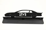 Aftermarket Jeff Gordon 24 Racecar Metal Wall Shelf Nos. Fixed Price $42.49.