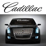 Cadillac Windshield Sticker Escalade Suv Cts Car Window Vinyl Decal - Any Size. Fixed Price $23.99.
