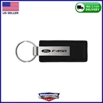 Au-tomotive Gold, Inc. Officially Licensed Black Rectangular Leather Key Chain. Fixed Price $17.95.